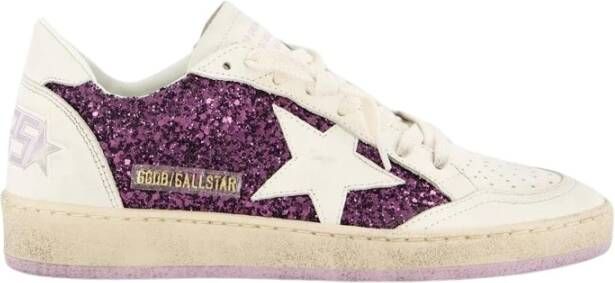 Golden Goose Roze Witte Ball Star Sneaker