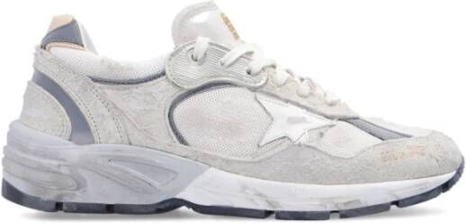 Golden Goose Witte Mesh Sneakers met Zijdelingse Ster Applicatie White Heren