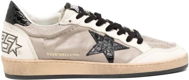 Golden Goose Ball Star sneakers van gebruikt-effect leer White Heren