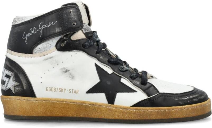 Golden Goose Sky Star Hoge Sneakers Black Heren