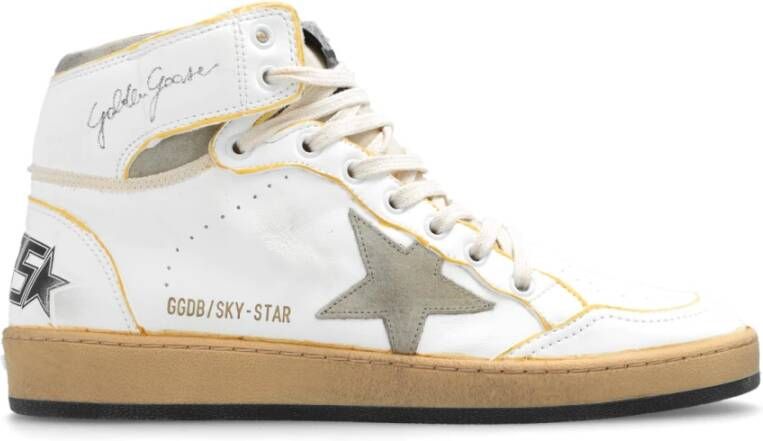 Golden Goose Sky Star hoge sneakers Wit Dames