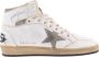Golden Goose Wit Taupe Sky Star Nappa Suede Nylon Tong Wit Heren - Thumbnail 1
