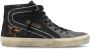 Golden Goose Low-Top Sneakers Dames Slide Sneaker Zwart Glitter in zwart - Thumbnail 1