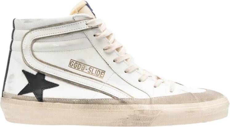 Golden Goose Slide High-Top Sneakers White Heren