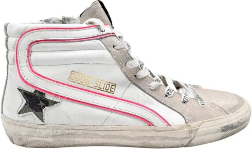 Golden Goose Slide Sneakers Grijs Fuxia Multicolor Dames