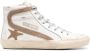 Golden Goose Witte Leren Slide Sneakers met Messing Details White Dames - Thumbnail 11