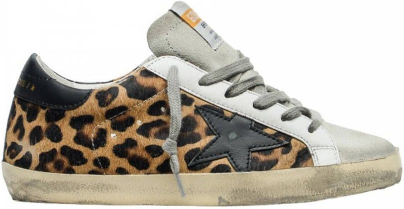 Golden Goose Leopard Horsy Sneakers Fashion Statement voor Vrouwen Meerkleurig Dames