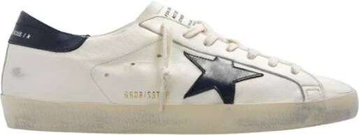 Golden Goose Beige Lace-Up Sneakers met Distressed Finish Beige Heren