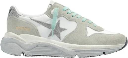 Golden Goose Verhoog je sneaker game met Swarovski Crystal Running Sole sneakers White Dames