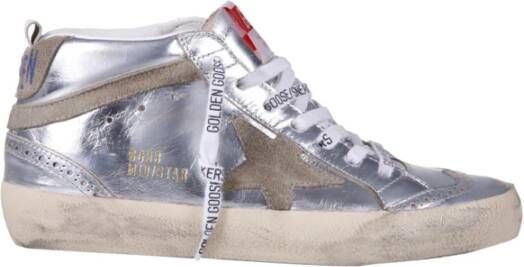 Golden Goose Sneakers met gelamineerd bovenwerk en ster- en golfdesign Grijs Dames