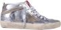 Golden Goose Sneakers met gelamineerd bovenwerk en ster- en golfdesign Grijs Dames - Thumbnail 7