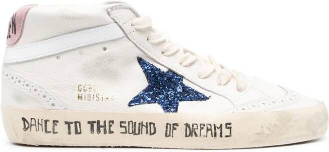 Golden Goose Sneakers met pailletten en distressed effect