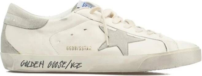 Golden Goose Super-Star Nappa Upper Nabuk Star Sue Tong Heel White Heren