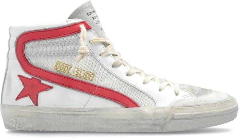 Golden Goose Sneakers 'Slide Double Quarter Penstar' Beige Dames