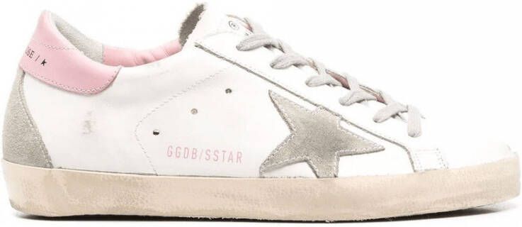 Golden Goose Sneakers met versleten effect en sterrenlogo Beige Dames