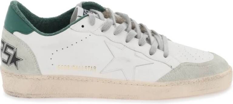 Golden Goose Sneakers van gebruikt-effect leer met contrasterende details White Heren