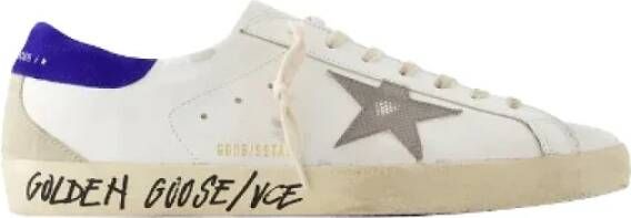 Golden Goose Sneakers van glad kalfsleer met ronde neus White Dames
