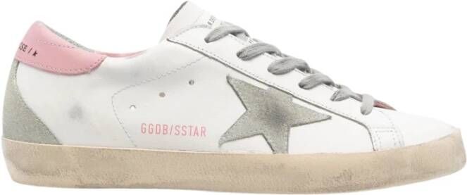 Golden Goose Sneakers met versleten effect en sterrenlogo Beige Dames