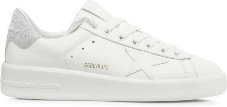 Golden Goose Pure Star Sneakers Wit Grijs Leer White Dames