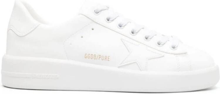Golden Goose Witte Leren Sterrensneakers Pure Stijl White Dames