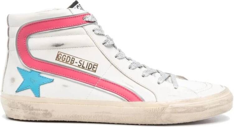 Golden Goose Ronde Neus Slide Sneakers White Dames