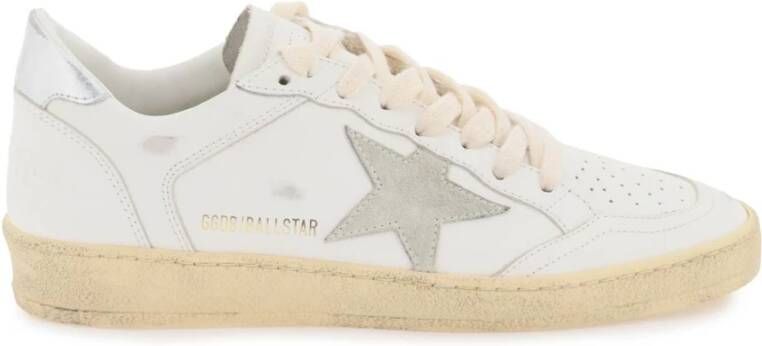 Golden Goose Dames Ball Star Sneaker Wit Zilver White Dames - Foto 3