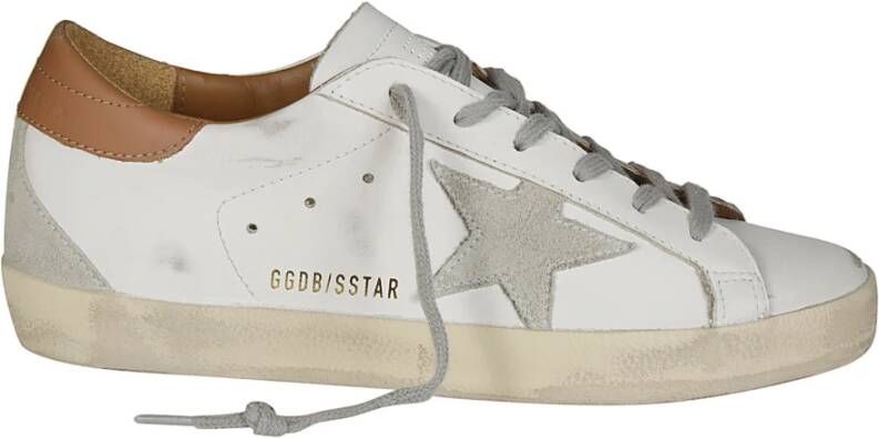 Golden Goose Super-star Witte Sneakers Verouderd Effect White Dames