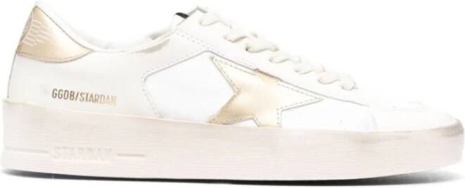 Golden Goose Stardan Leren en Stoffen Sneakers White Dames