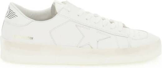 Golden Goose Low-Top Sneakers White Front Lace-Up Sneakers in wit