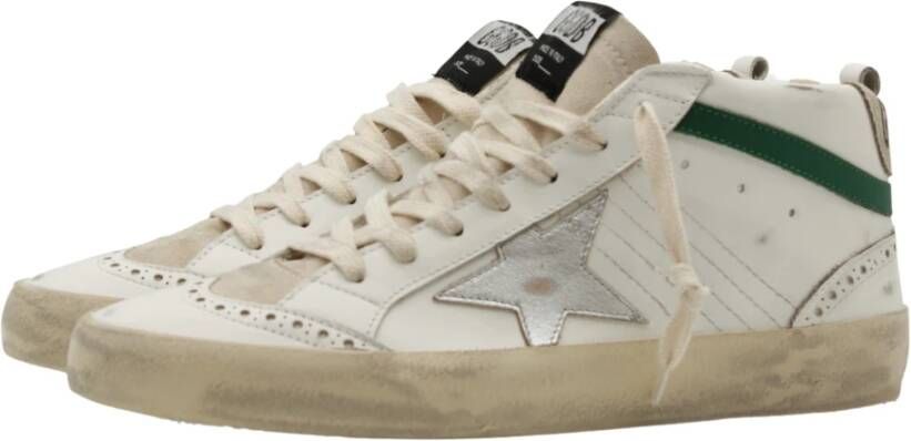 Golden Goose Mid Star Classic hoge sneakers White Heren