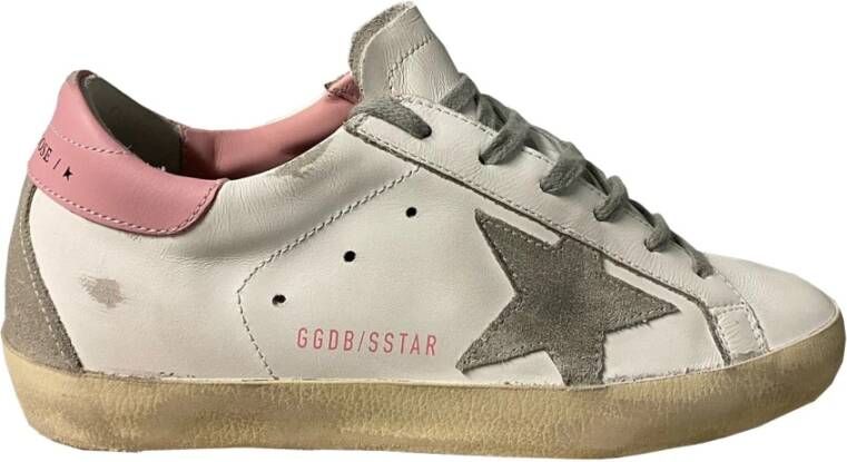 Golden Goose Sneakers met versleten effect en sterrenlogo Beige Dames