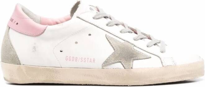 Golden Goose Sneakers met versleten effect en sterrenlogo Beige Dames