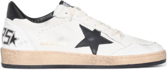 Golden Goose Witte Sneakers met Nappa en Suède White Dames