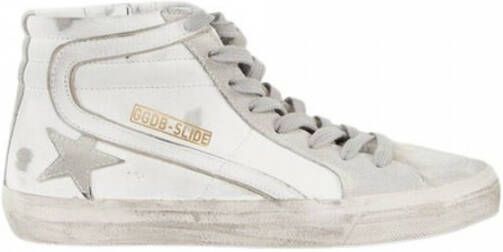 Golden Goose Slide Baskets in White Leather Wit Dames - Foto 5