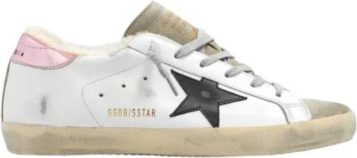 Golden Goose Witte Leren Lage Sneakers Wit Dames