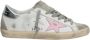 Golden Goose Super-Star Sneakers Vintage Leer Bleekroze Ster White Dames - Thumbnail 12