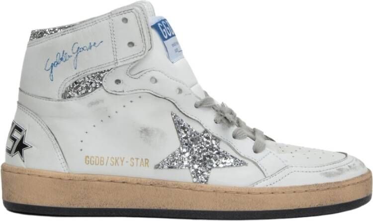 Golden Goose Hoge sneakers 'Sky Star' White Dames