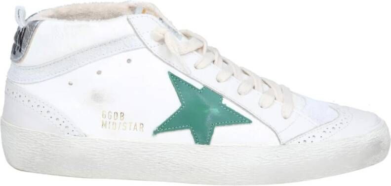 Golden Goose Witte Superstar Veterschoenen voor Dames Wit Dames