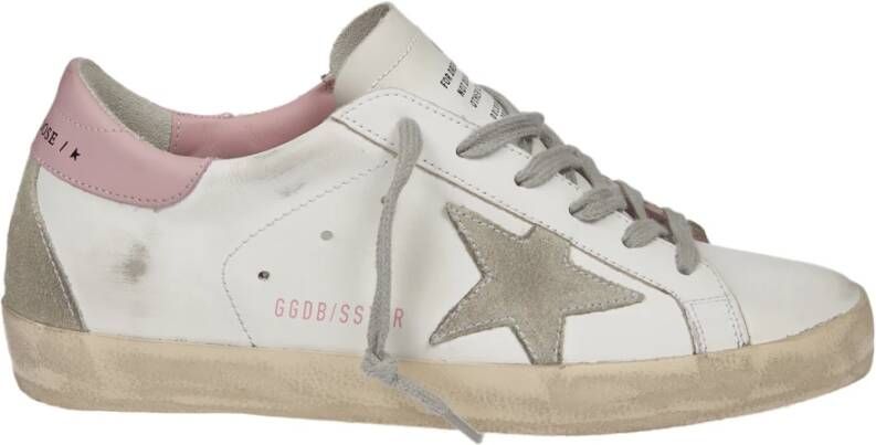 Golden Goose Sneakers met versleten effect en sterrenlogo Beige Dames