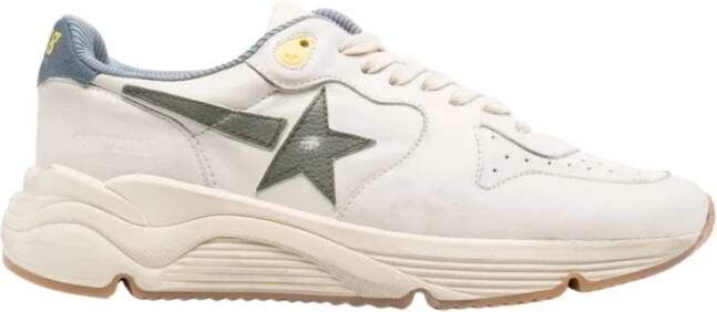 Golden Goose Iconische Side Star Leren Sneakers White Heren