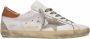 Golden Goose Super Star Baskets in White and Camel Leather Wit Heren - Thumbnail 12