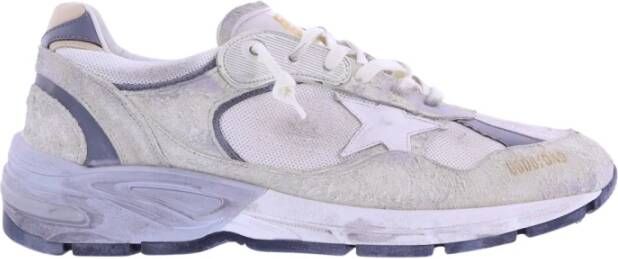 Golden Goose Witte Mesh Sneakers met Zijdelingse Ster Applicatie White Heren