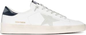 Golden Goose Stardan Baskets in White and Black Leather Wit Heren
