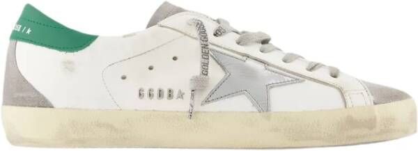 Golden Goose Heren Lichtblauwe Lamsskin Jas met Witte Mouwen Wit Heren - Foto 7