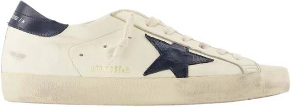 Golden Goose Beige Lace-Up Sneakers met Distressed Finish Beige Heren