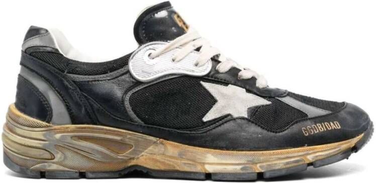 Golden Goose Dad-Star Sneakers: Stijlvol en Comfortabel Zwart Heren