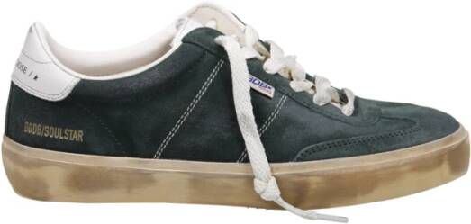 Golden Goose Low-Top Sneakers Soul-Star Suede Sneakers in groen
