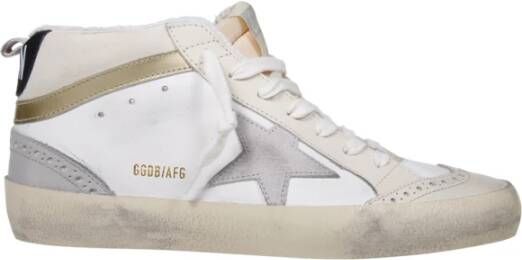 Golden Goose Spiegelgolf Leren Sneakers Wit Dames