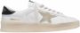 Golden Goose Verbeter je sneaker game met 10220 White Ice Black Stardan Leren Bovenwerk Suède Ster Glanzende Leren Hak Sneakers White Heren - Thumbnail 1