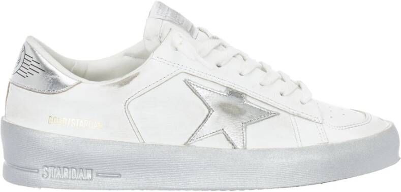 Golden Goose Low-Top Sneakers White Front Lace-Up Sneakers in wit